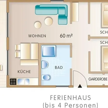 Holiday home Ferienhaus Fur Bis Zu 4 Personen Zur Seeseite - #125259 *